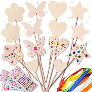 B0B51G6QTQ.jpg DIY Fairy Wand Craft Kit for Kids Birthday Party Activities
