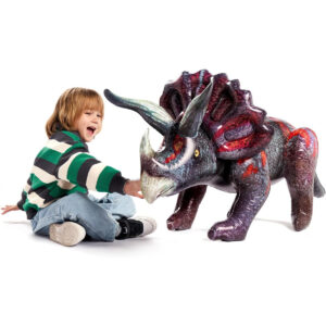 B07Y2HPXCW.jpg 43" Triceratops Inflatable Dinosaur for Party Decorations
