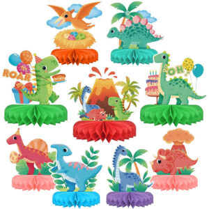 B0F6BVQDSW.jpg Dinosaur Birthday Party Supplies Kit: Table Decor & Centerpiece
