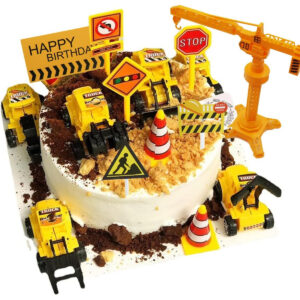 B09NYKB5TC.jpg 18-Piece Construction Cake Topper Set for Birthday Parties