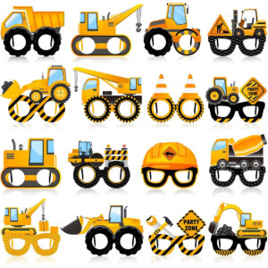 B0BW86TN5K.jpg 32 Pcs Construction Theme Party Eyeglasses for Kids Birthdays
