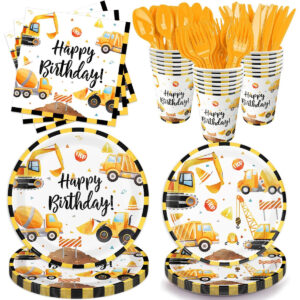B0CH7VWGQD.jpg Construction Birthday Party Supplies Set for 24 Guests