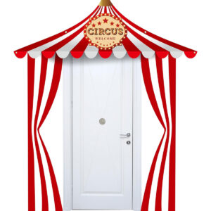 B0C7G6JFMT.jpg Preboun 3 Pcs Circus Tent Decorations for Carnival Party Decor