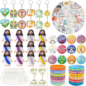 B0D2RH4383.jpg 122-Piece Christian Bible Party Favor Set with Accessories