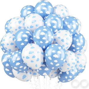 B0DK1LK3J2.jpg Cloud Print Balloons 52-Piece Set for Christian Themed Parties