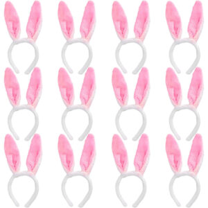 B083DP6JSW.jpg 12PCS Easter Bunny Ears Headbands for Kids Party Costumes