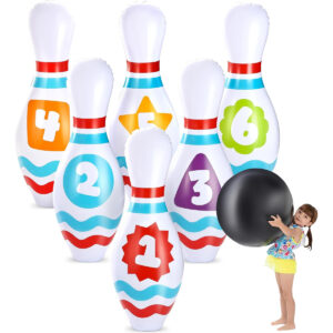 B088W7F35G.jpg JOYIN Giant Inflatable Bowling Set for Kids and Party Games