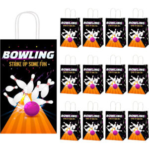 B09QCRLW1B.jpg 12-Piece Bowling Theme Party Favor Bags for Birthday Parties