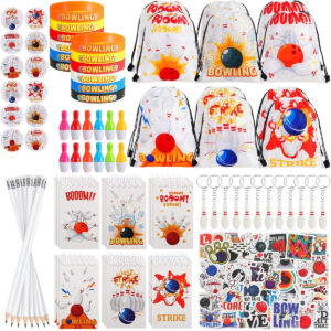 B0C7W63FB3.jpg 140 Pcs Bowling Party Favors Set for Kids Birthday Supplies