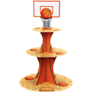 B09XGXJFLS.jpg 3-Tier Basketball Cupcake Stand for Sports Theme Party Decor