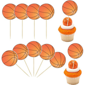 B0CM3HNSC4.jpg 36Pcs Basketball Cupcake Toppers for Sports Theme Party Cakes