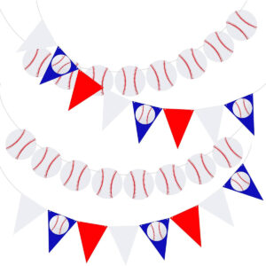 B094JRNZYZ.jpg Zonon Baseball Party Decorations: Banner and Garland Set