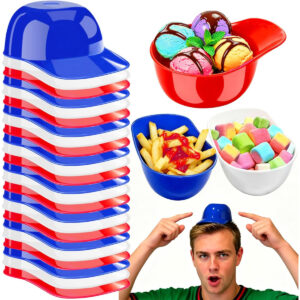 B0BPNWQX91.jpg 24 Pack Mini Baseball Helmet Bowls for Snacks and Desserts