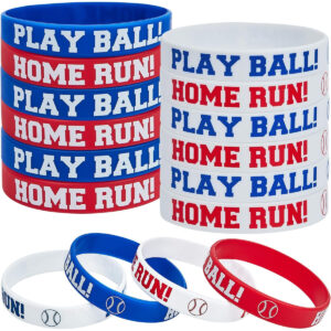 B07VS7JBJN.jpg Frienda Baseball Silicone Wristbands for Party Favors (24 Pack)