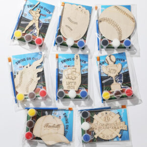 B0FY2N342G.jpg 24 Pcs Baseball Wooden Painting Craft Kits for Party Favors