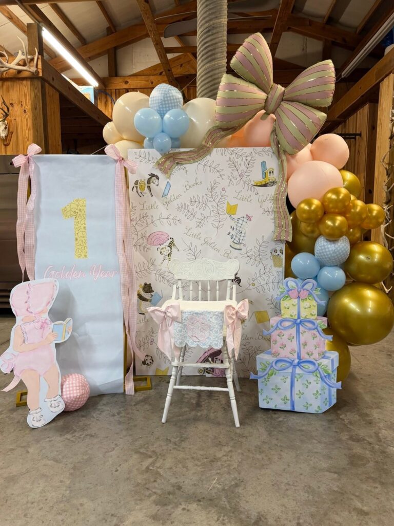 Little Golden Book 1st Birthday Party Ideas for Girls