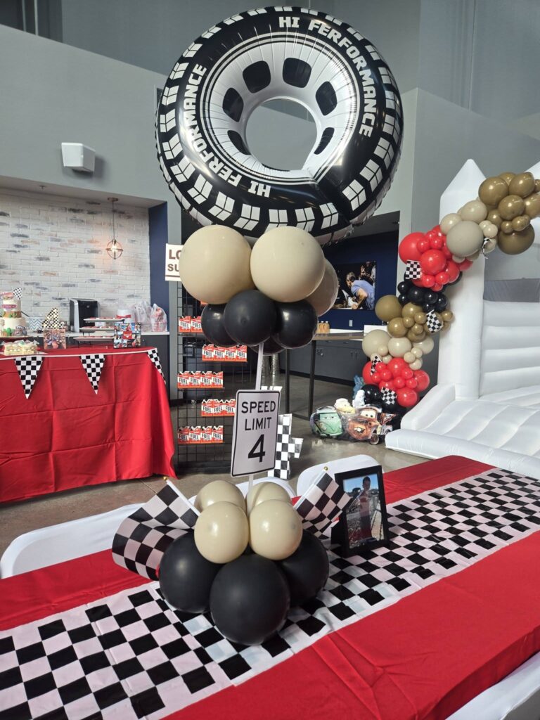 Need 4 Speed, Real Lightning McQueen 4th Birthday Party with DIY Disney Cars Decor