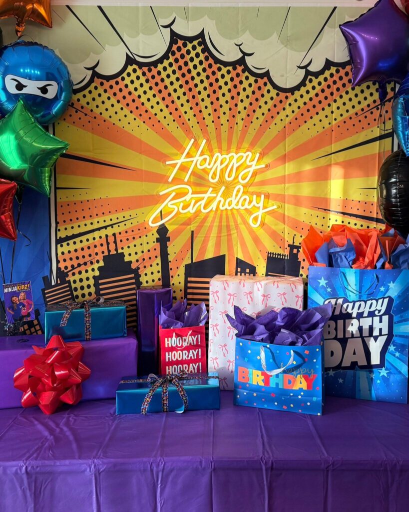 Ninja Kidz Birthday Party with DIY Decor
