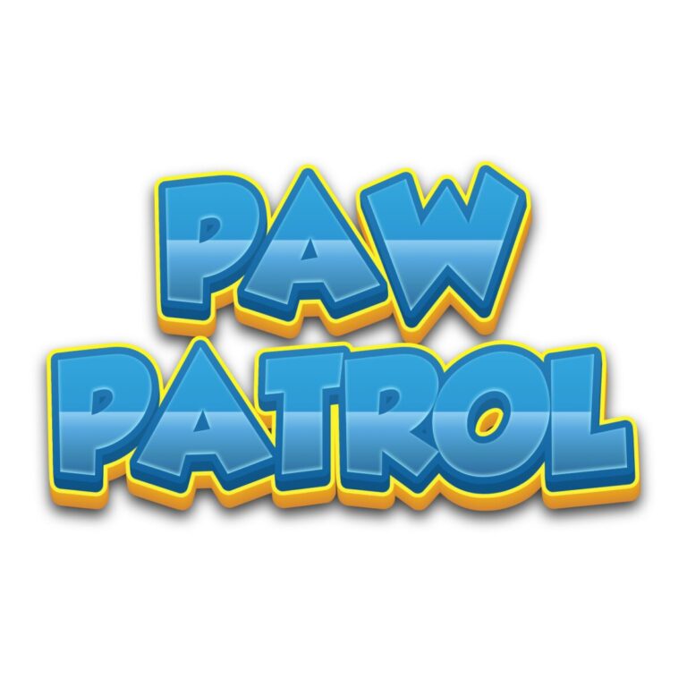 Paw Patrol Font Generator text generator preview