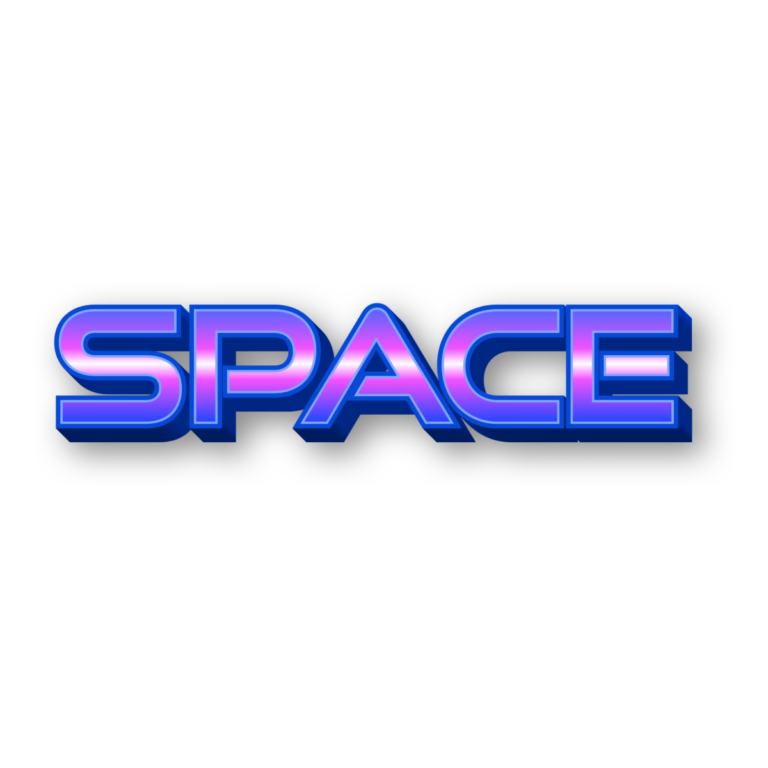 Purple Blue Galaxy 3D Text Generator text generator preview