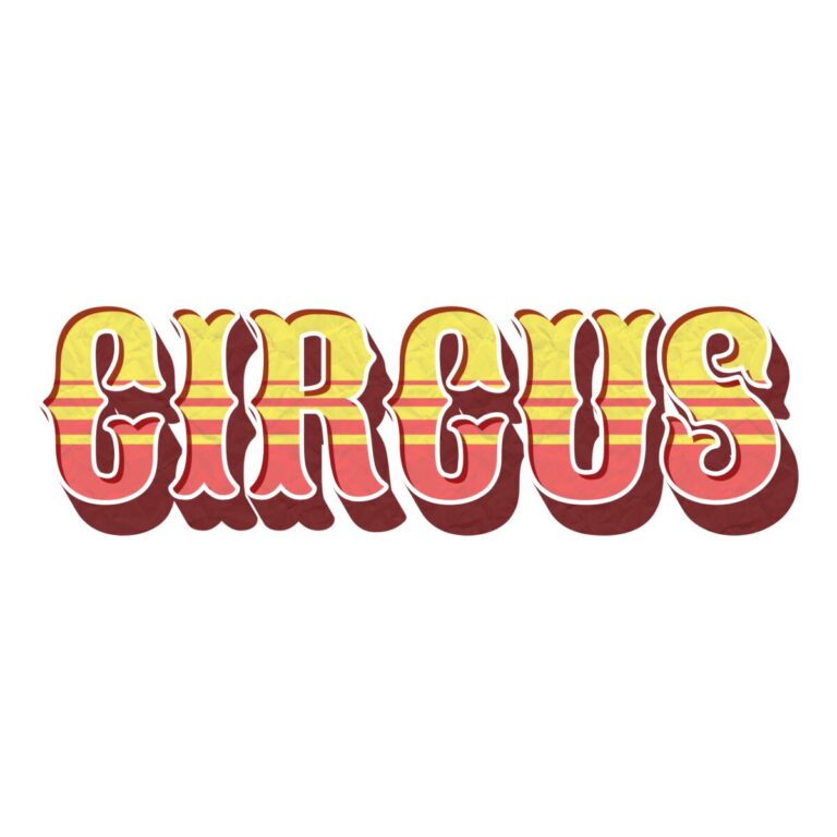 Retro Circus Font Generator text generator preview