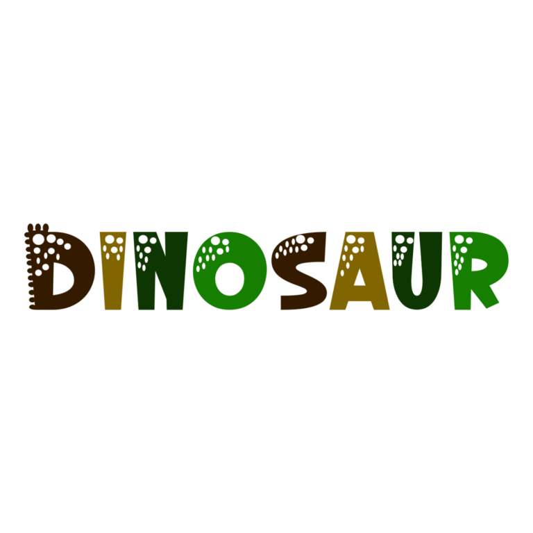 Dinosaur Color Font Generator text generator preview