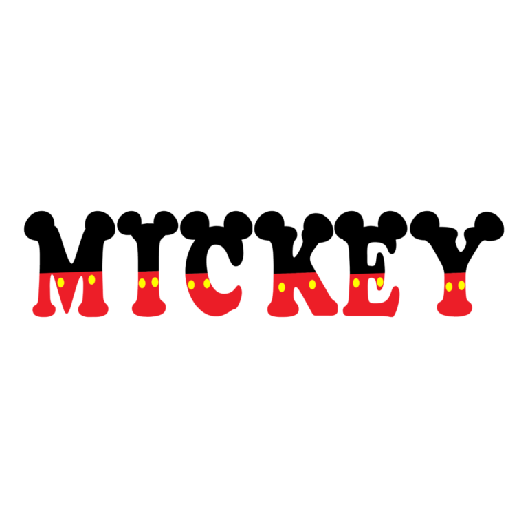 Mickey Mouse Ear Font Generator text generator preview