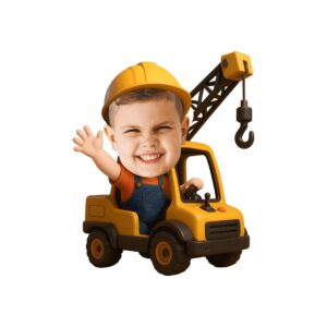 Custom Mobile Crane Driver Face Cutout – Original Custom Mobile Crane Driver Face Cutout design preview