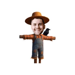 Custom Farm Scarecrow Face Cutout – Original Custom Farm Scarecrow Face Cutout design preview