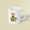 Custom Crocodile Safari Rider Face Cutout – Mug Custom Crocodile Safari Rider Face Cutout shown on a mug mockup