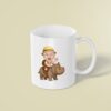 Custom Hippopotamus Safari Rider Face Cutout – Mug Custom Hippopotamus Safari Rider Face Cutout shown on a mug mockup