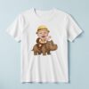 Custom Hippopotamus Safari Rider Face Cutout – T-shirt Custom Hippopotamus Safari Rider Face Cutout shown on a T-shirt mockup