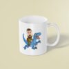 Custom Blue Raptor Explorer Rider Face Cutout – Mug Custom Blue Raptor Explorer Rider Face Cutout shown on a mug mockup