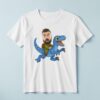 Custom Blue Raptor Explorer Rider Face Cutout – T-shirt Custom Blue Raptor Explorer Rider Face Cutout shown on a T-shirt mockup