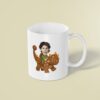 Custom Rider on an Armored Club-Tail Dinosaur Face Cutout – Mug Custom Rider on an Armored Club-Tail Dinosaur Face Cutout shown on a mug mockup