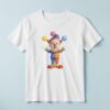 Custom Balloon-Themed Circus Clown Face Cutout – T-shirt Custom Balloon-Themed Circus Clown Face Cutout shown on a T-shirt mockup