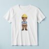 Custom Construction Worker with Tool Belt Face Cutout – T-shirt Custom Construction Worker with Tool Belt Face Cutout shown on a T-shirt mockup