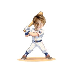 Custom Baseball Batter at the Plate Face Cutout – Original Custom Baseball Batter at the Plate Face Cutout design preview