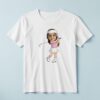 Custom Golfer in a Backswing White Visor Face Cutout – T-shirt Custom Golfer in a Backswing White Visor Face Cutout shown on a T-shirt mockup