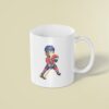 Custom USA Ice Hockey Skater Face Cutout – Mug Custom USA Ice Hockey Skater Face Cutout shown on a mug mockup