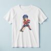 Custom USA Ice Hockey Skater Face Cutout – T-shirt Custom USA Ice Hockey Skater Face Cutout shown on a T-shirt mockup