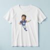 Custom Blue Number 88 Football Runner Face Cutout – T-shirt Custom Blue Number 88 Football Runner Face Cutout shown on a T-shirt mockup