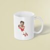 Custom Red-Uniform Airborne Receiver Face Cutout – Mug Custom Red-Uniform Airborne Receiver Face Cutout shown on a mug mockup