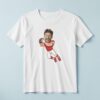 Custom Red-Uniform Airborne Receiver Face Cutout – T-shirt Custom Red-Uniform Airborne Receiver Face Cutout shown on a T-shirt mockup