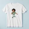 Custom Green Number 10 Football Runner Face Cutout – T-shirt Custom Green Number 10 Football Runner Face Cutout shown on a T-shirt mockup