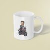 Custom Sport Motorcycle Rider Face Cutout – Mug Custom Sport Motorcycle Rider Face Cutout shown on a mug mockup