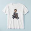 Custom Sport Motorcycle Rider Face Cutout – T-shirt Custom Sport Motorcycle Rider Face Cutout shown on a T-shirt mockup