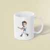 Custom Baseball Batter Making Contact Face Cutout – Mug Custom Baseball Batter Making Contact Face Cutout shown on a mug mockup