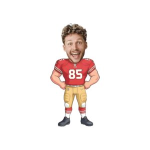 Custom Red Number 85 Football Player Face Cutout – Original Custom Red Number 85 Football Player Face Cutout design preview