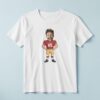 Custom Red Number 85 Football Player Face Cutout – T-shirt Custom Red Number 85 Football Player Face Cutout shown on a T-shirt mockup